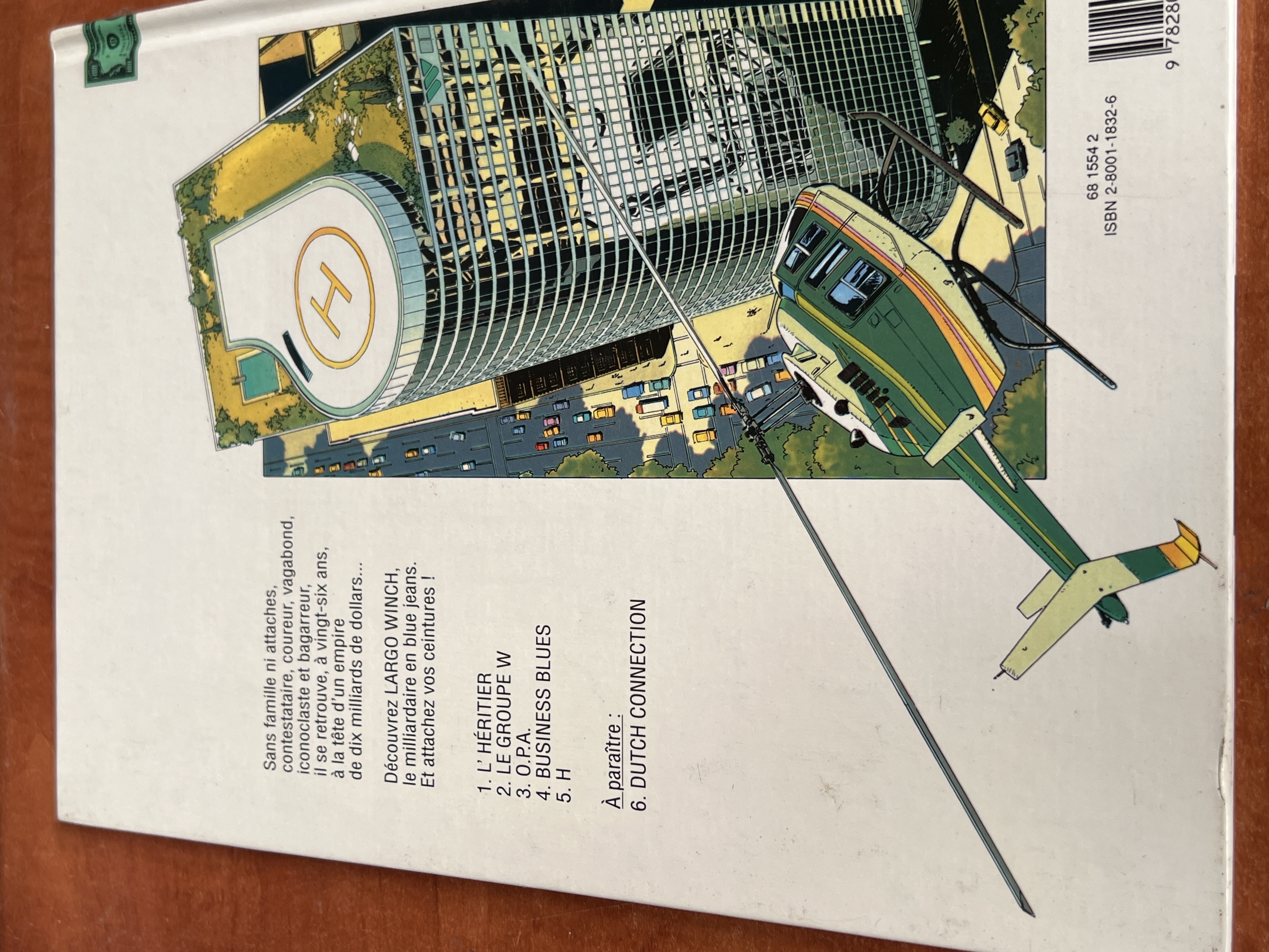 Largo Winch tome 2 Le Groupe W - Van Hamme et Francq — photo 2