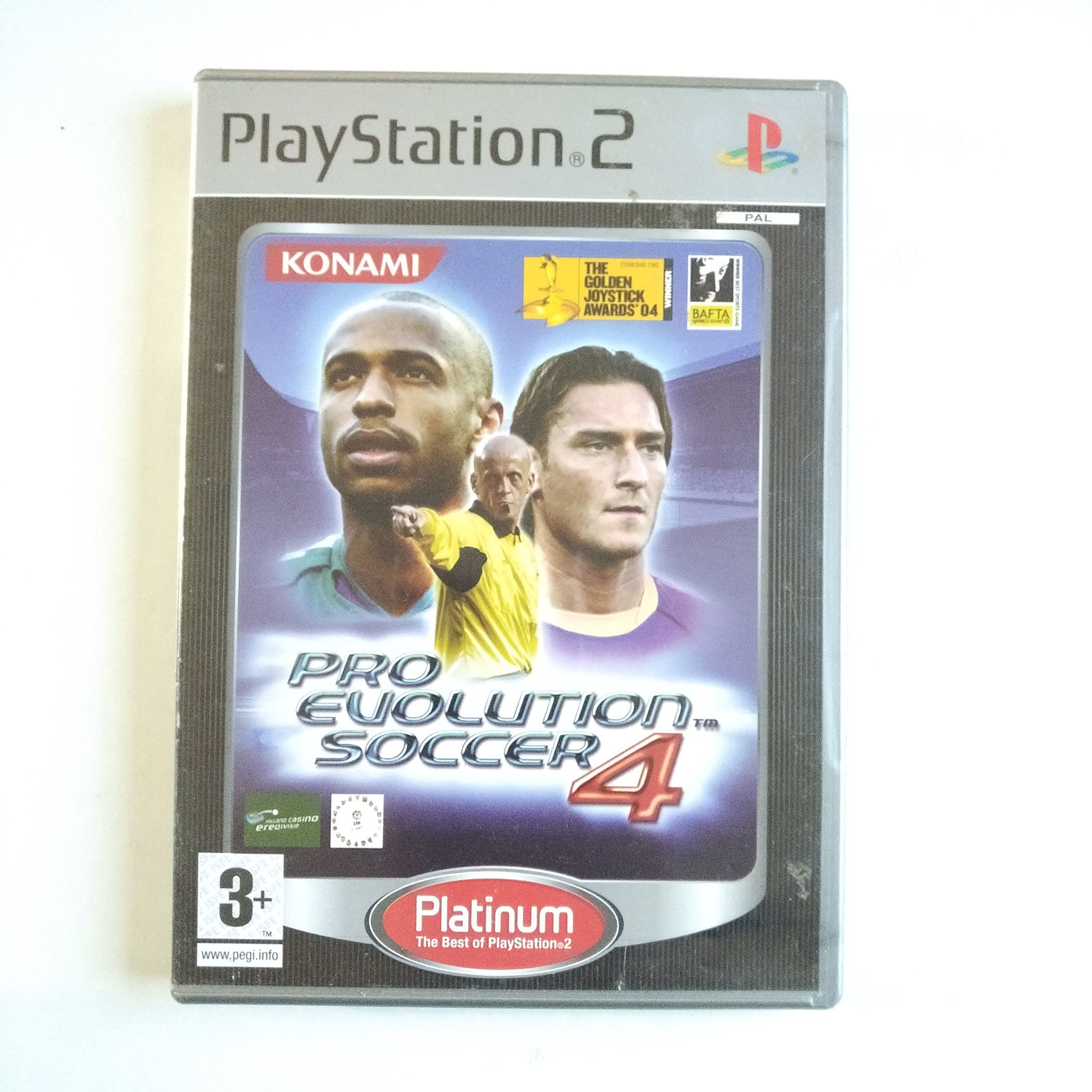 Pro Evolution Soccer 4 - Pes 4 - Version Platinum Ps2