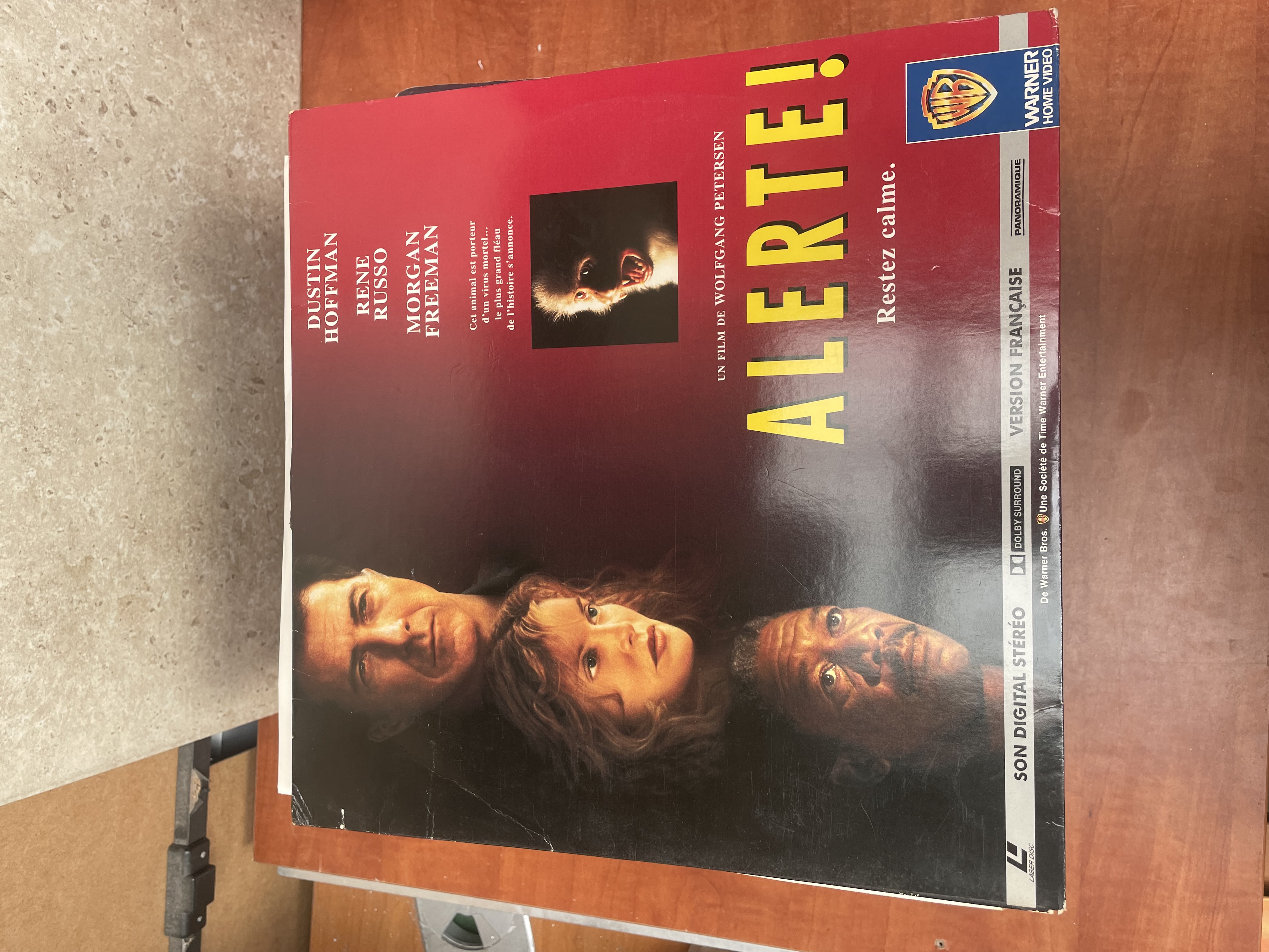 LaserDisc Alerte ! version française Warner Home Video