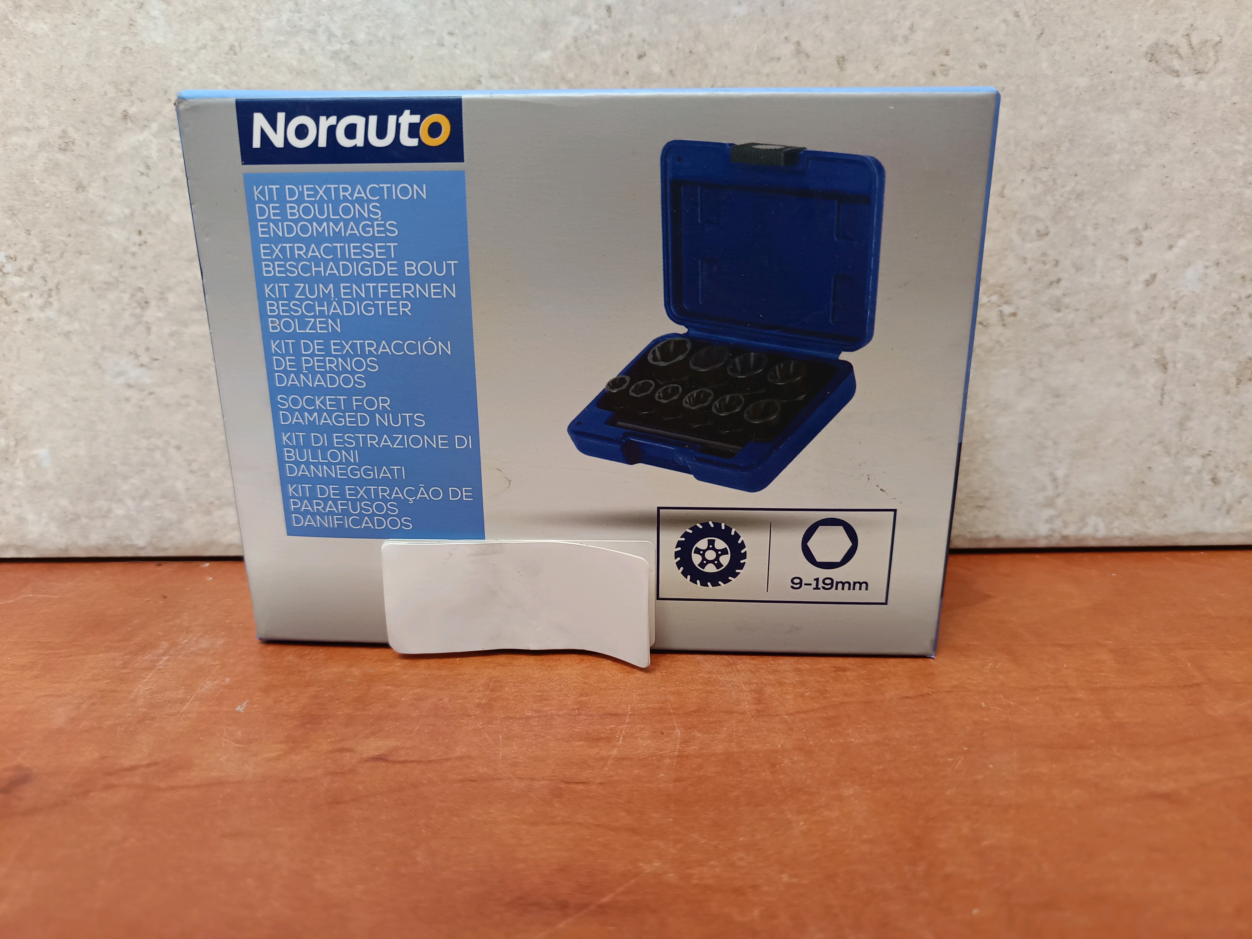 Norauto kit d'extraction de boulons endommagés 9-19 mm