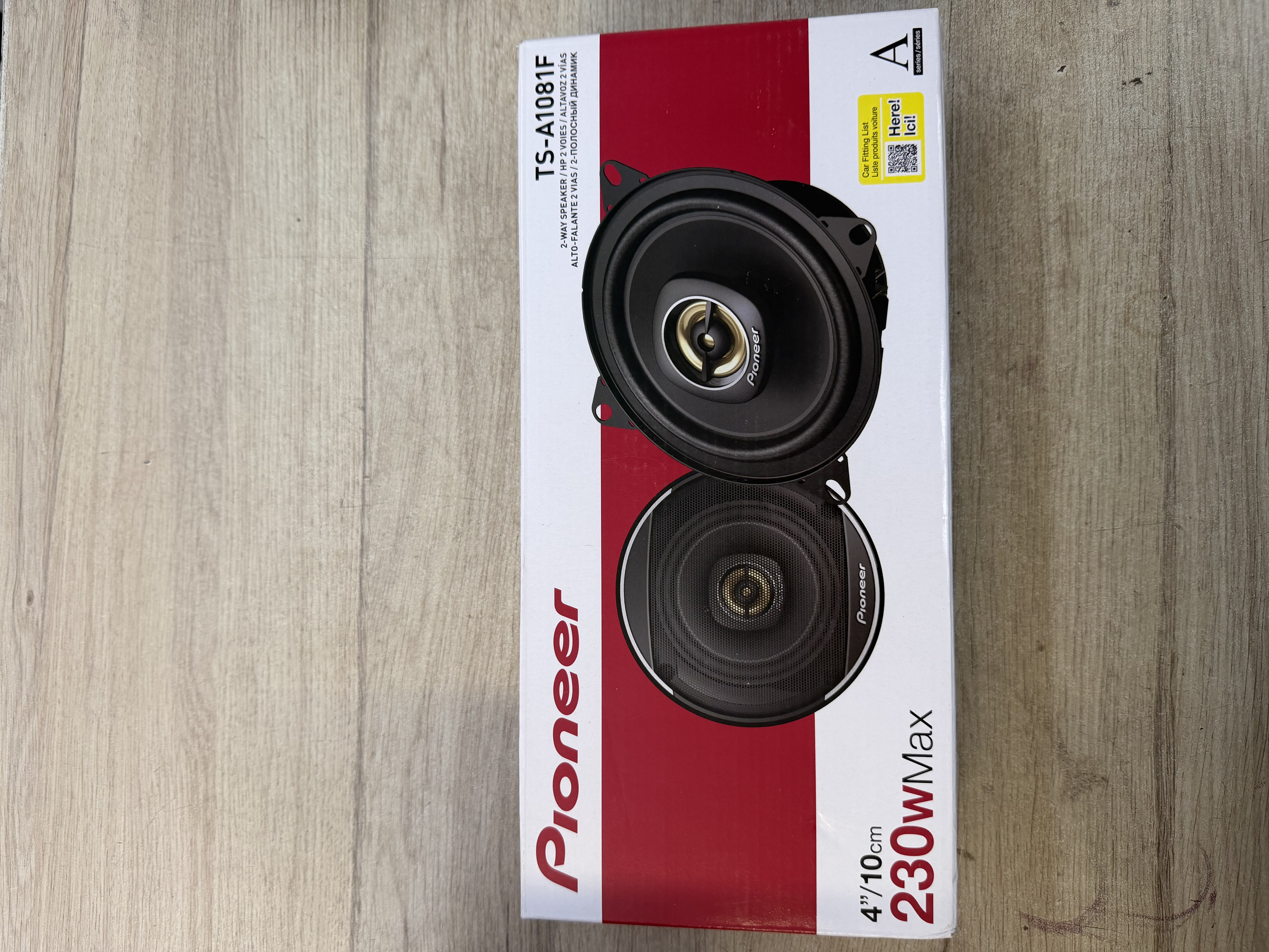 Pioneer TS-A1081F – Haut-parleurs coaxiaux 4"/10 cm 230W Max