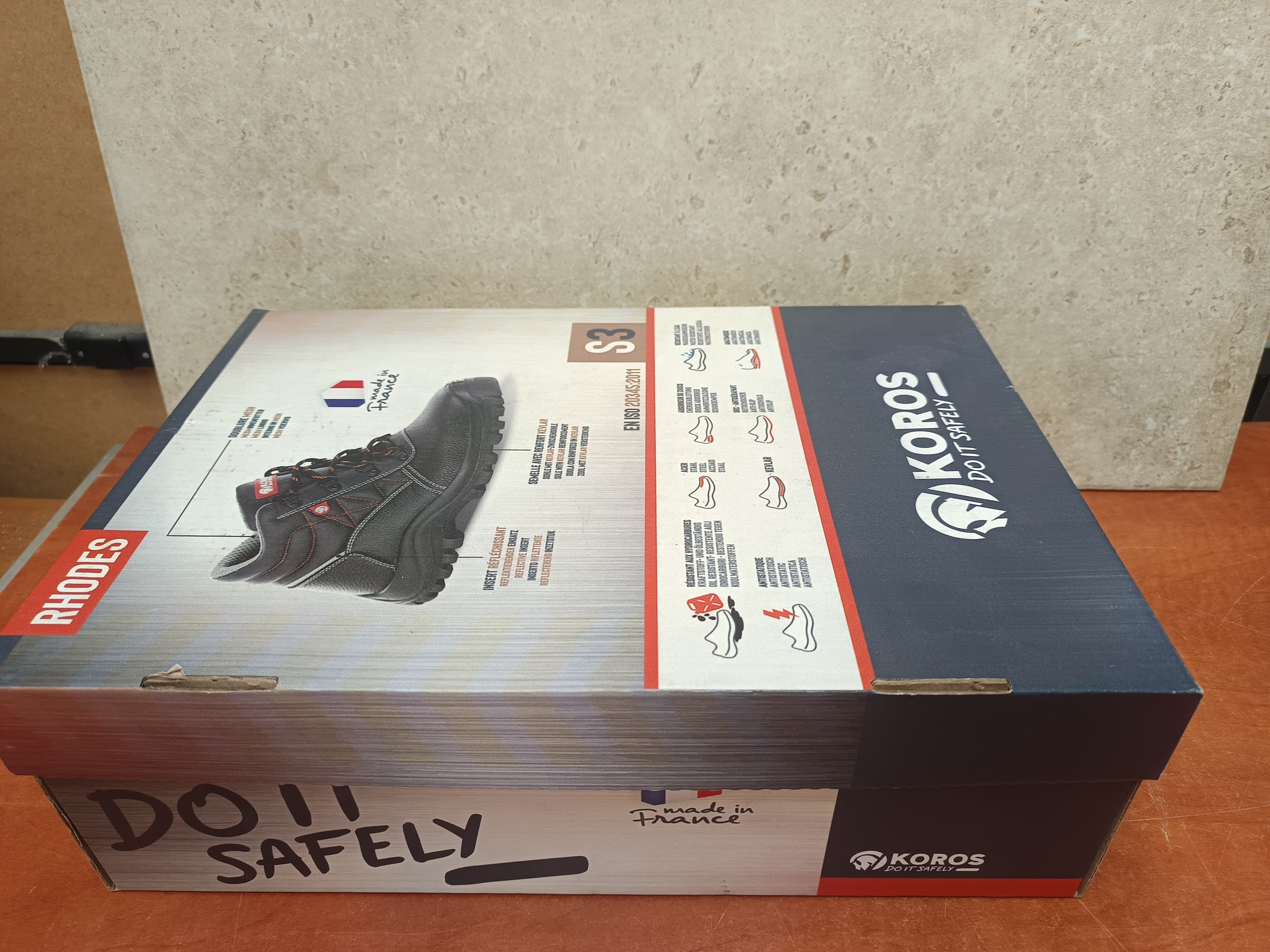 Chaussures de sécurité Koros Rhodes S3 pointure 44
