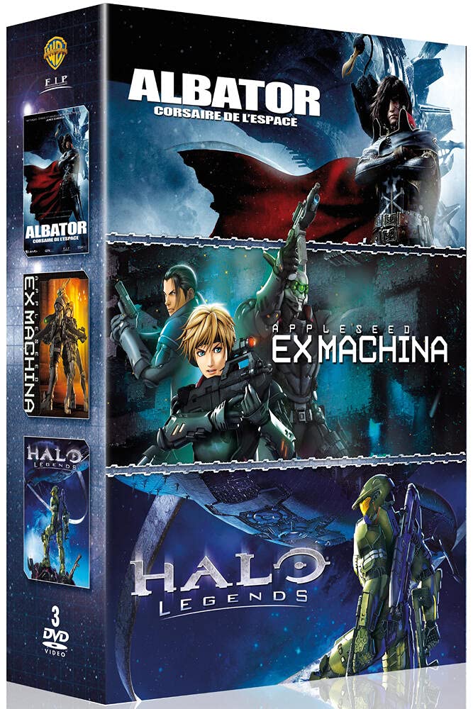 Albator, Corsaire De L'espace + Halo Legends + Appleseed Ex Machina - Pack