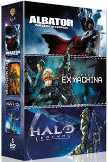 Albator, Corsaire De L'espace + Halo Legends + Appleseed Ex Machina - Pack