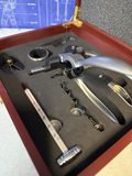 Coffret accessoires vin avec tire-bouchon à levier — photo 2