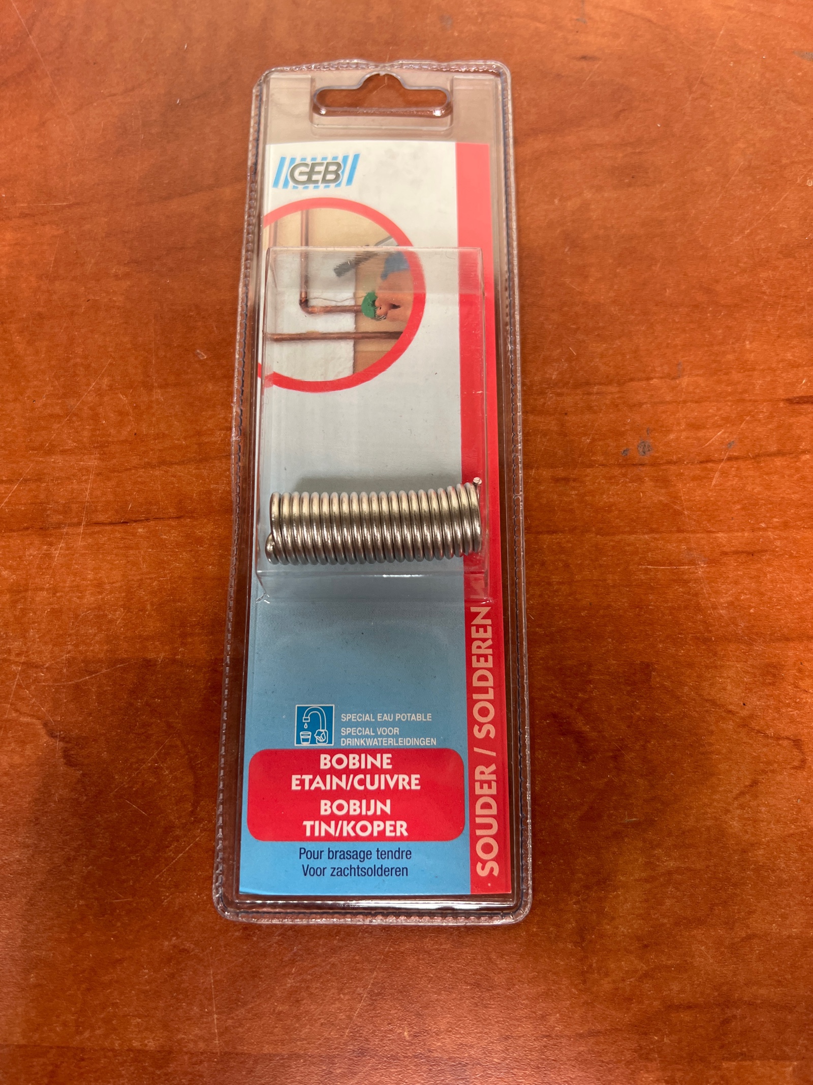 GEB Bobine étain/cuivre pour soudure