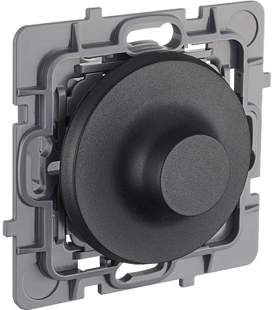 Debflex Casual Evo variateur rotatif LED noir encastrable