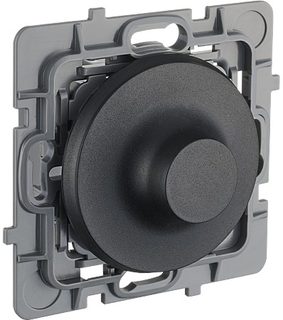 Debflex Casual Evo variateur rotatif LED noir encastrable