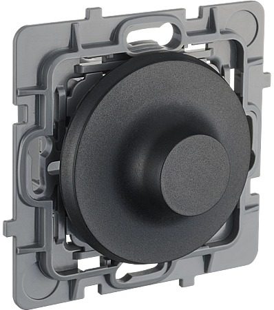 Debflex Casual Evo variateur rotatif LED noir encastrable