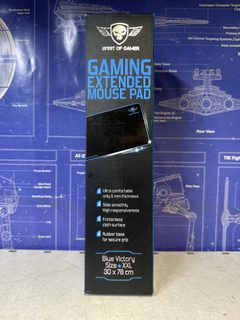Tapis de souris gaming Spirit of Gamer Blue Victory XXL