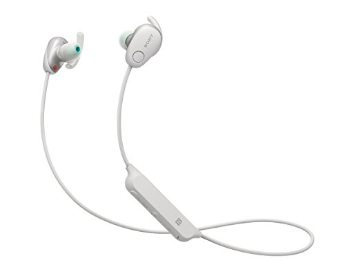 Sony Wi-Sp600n Ecouteurs Sans Fil Bluetooth À Réduction De Bruit Numérique Blanc