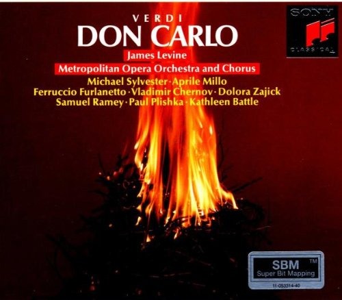 Verdi Don Carlo coffret 3 CD Sony Classical James Levine