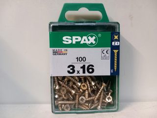 Boîte de vis SPAX 3 x 16 mm (100 pièces)