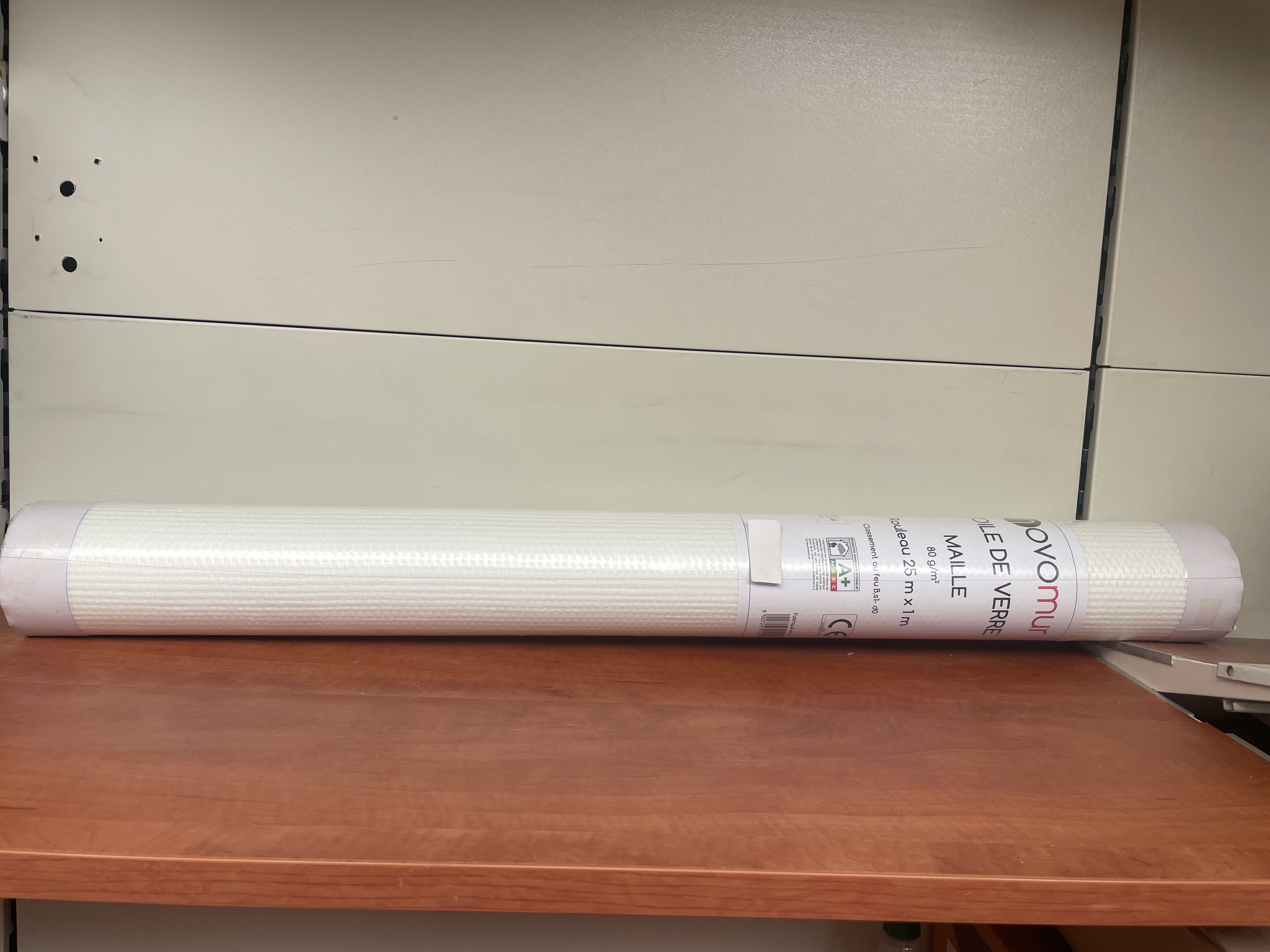 Novomur toile de verre maille 80 g/m² 25 x 1 m