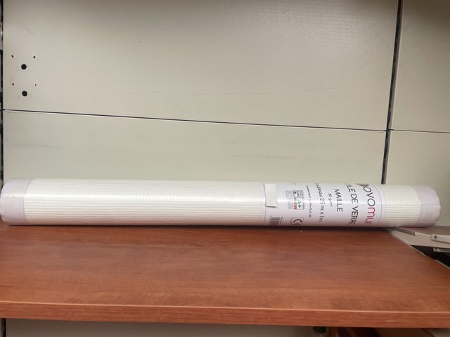 Novomur toile de verre maille 80 g/m² 25 x 1 m