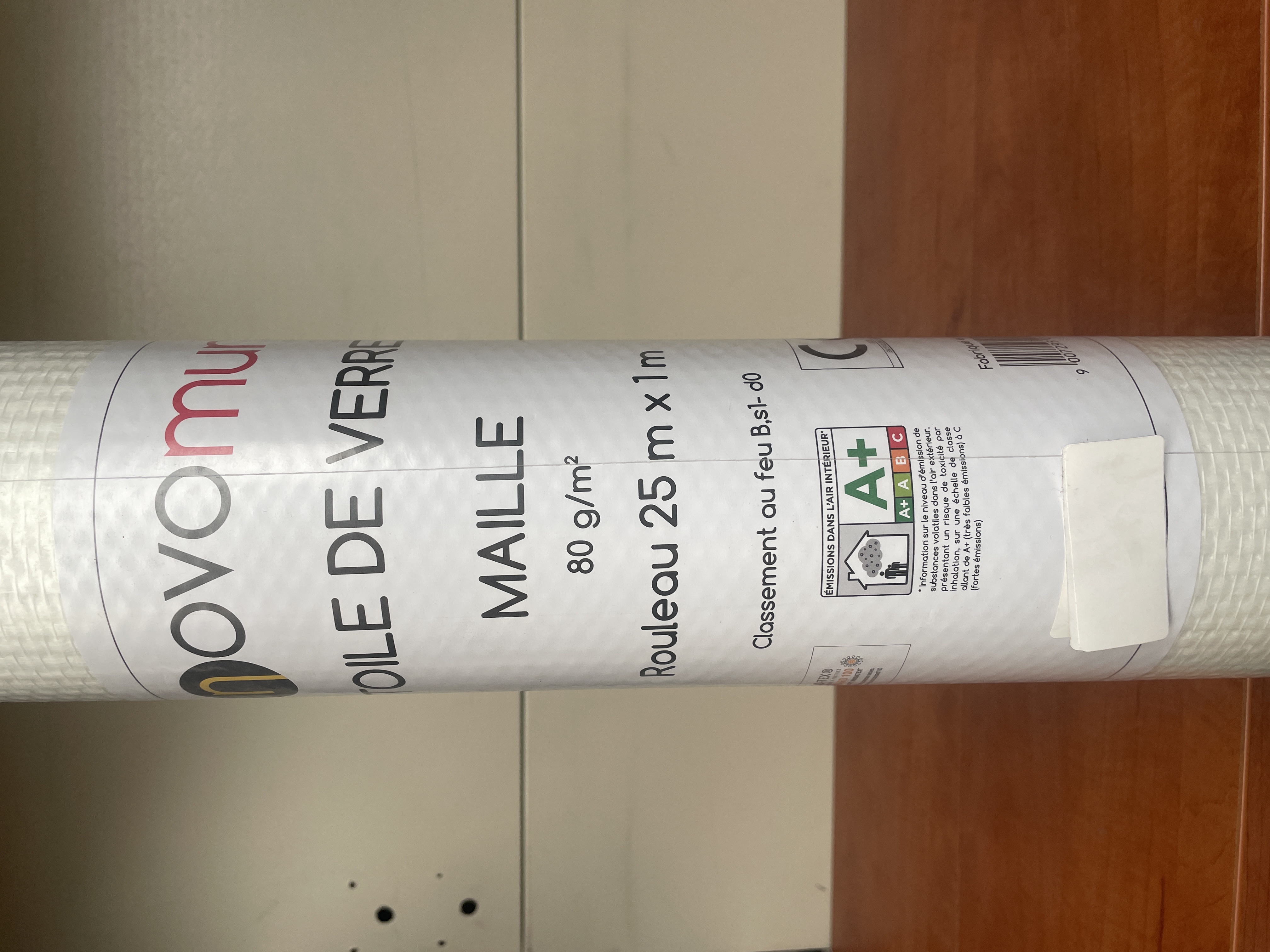 Novomur toile de verre maille 80 g/m² 25 x 1 m — photo 2