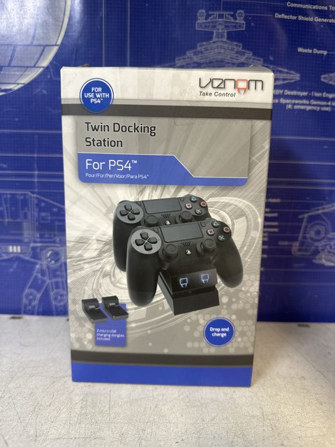 Station de charge double Venom pour manettes PS4