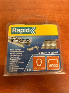 Agrafes à grillage Rapid VR22 High Performance (Ø 5–11 mm)