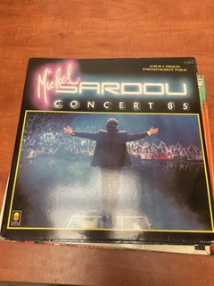 Vinyle Michel Sardou Concert 85 album 2 disques
