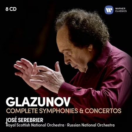Glazunov Complete Symphonies & Concertos 8 CD José Serebrier