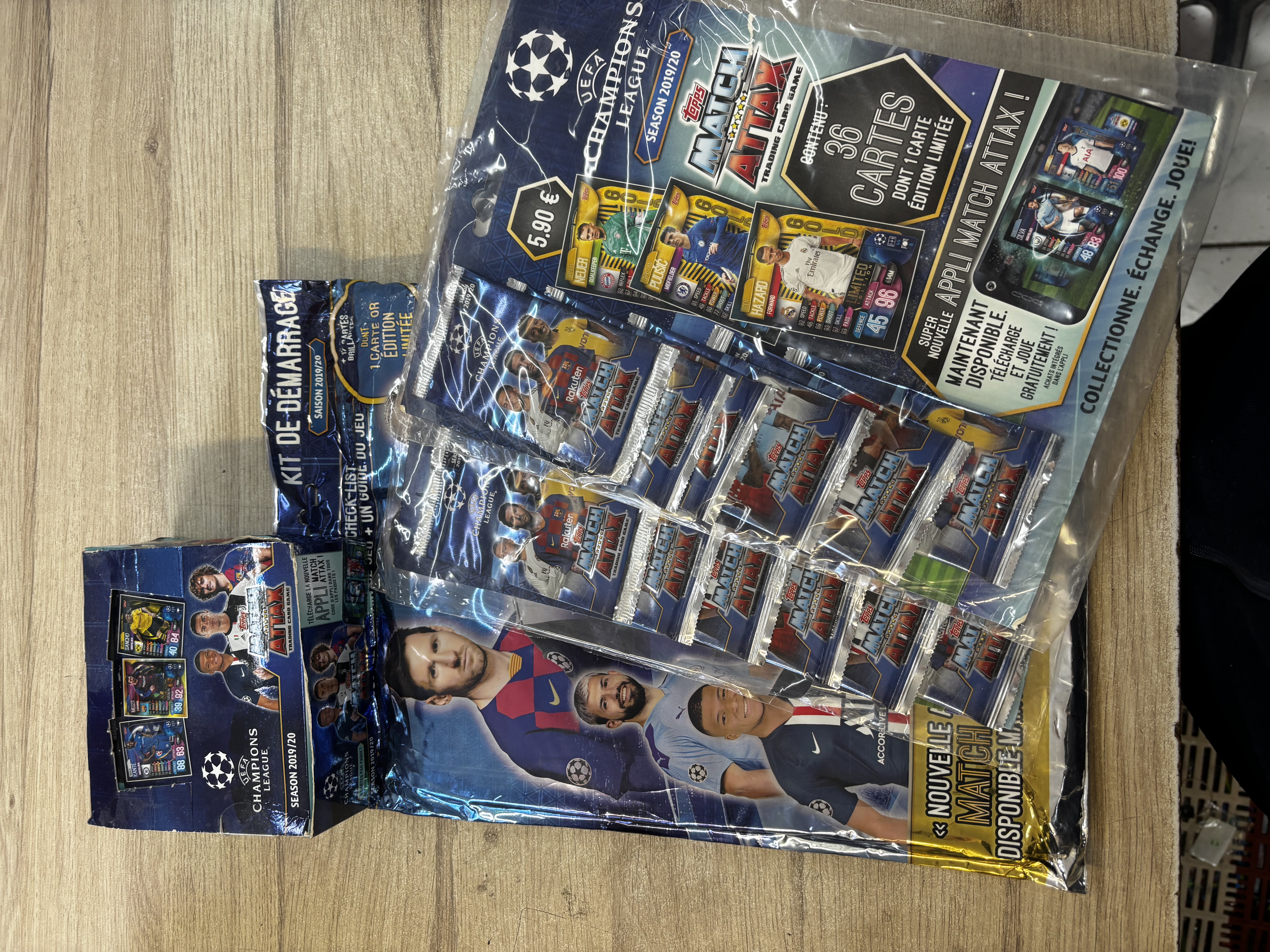 Topps Match Attax UEFA Champions League 2019/20 maxi lot cartes