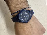 Montre Lacoste bleue à cadran noir — photo 3