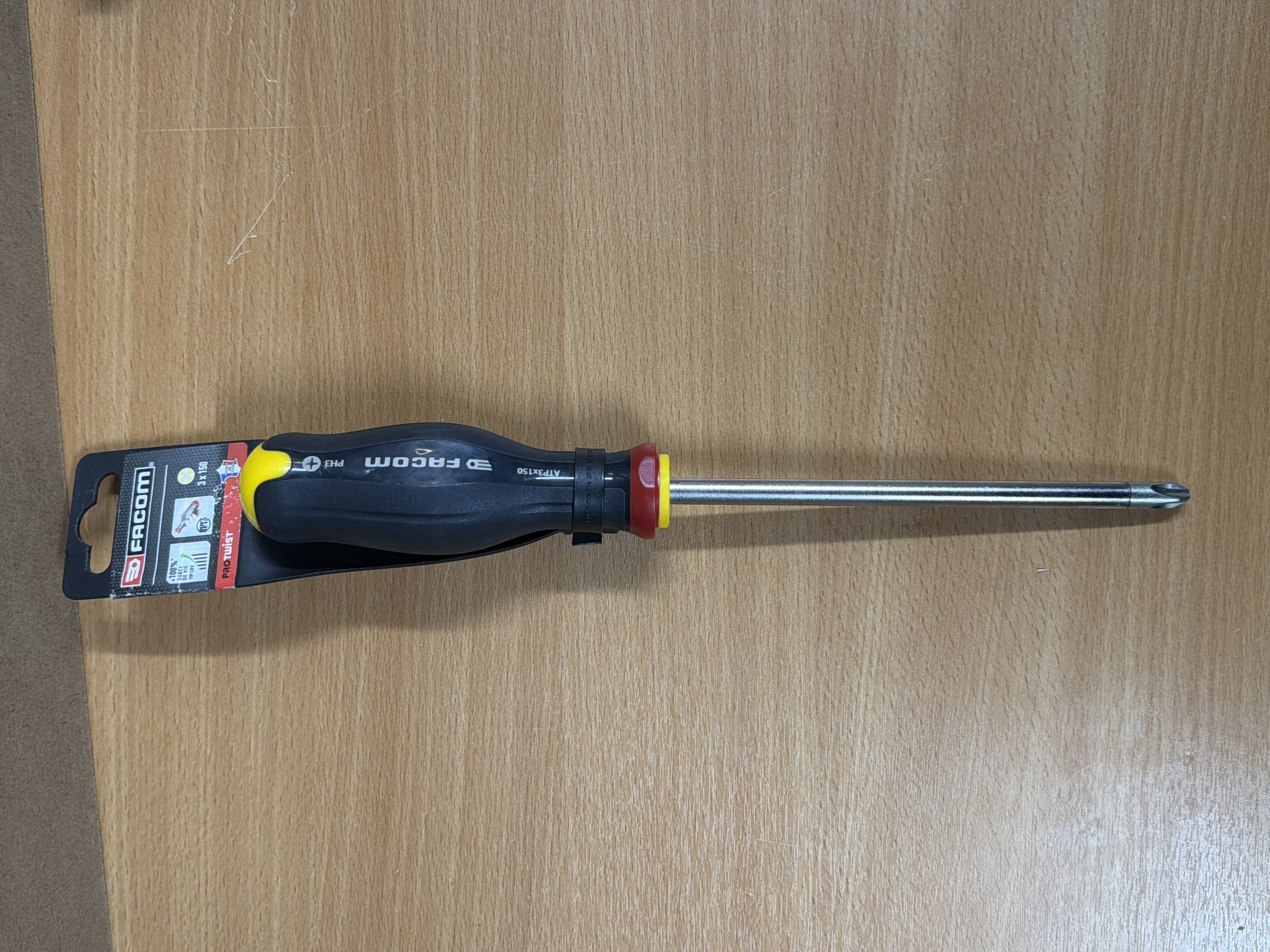 Tournevis cruciforme Phillips PH3 x 150 mm Facom Protwist