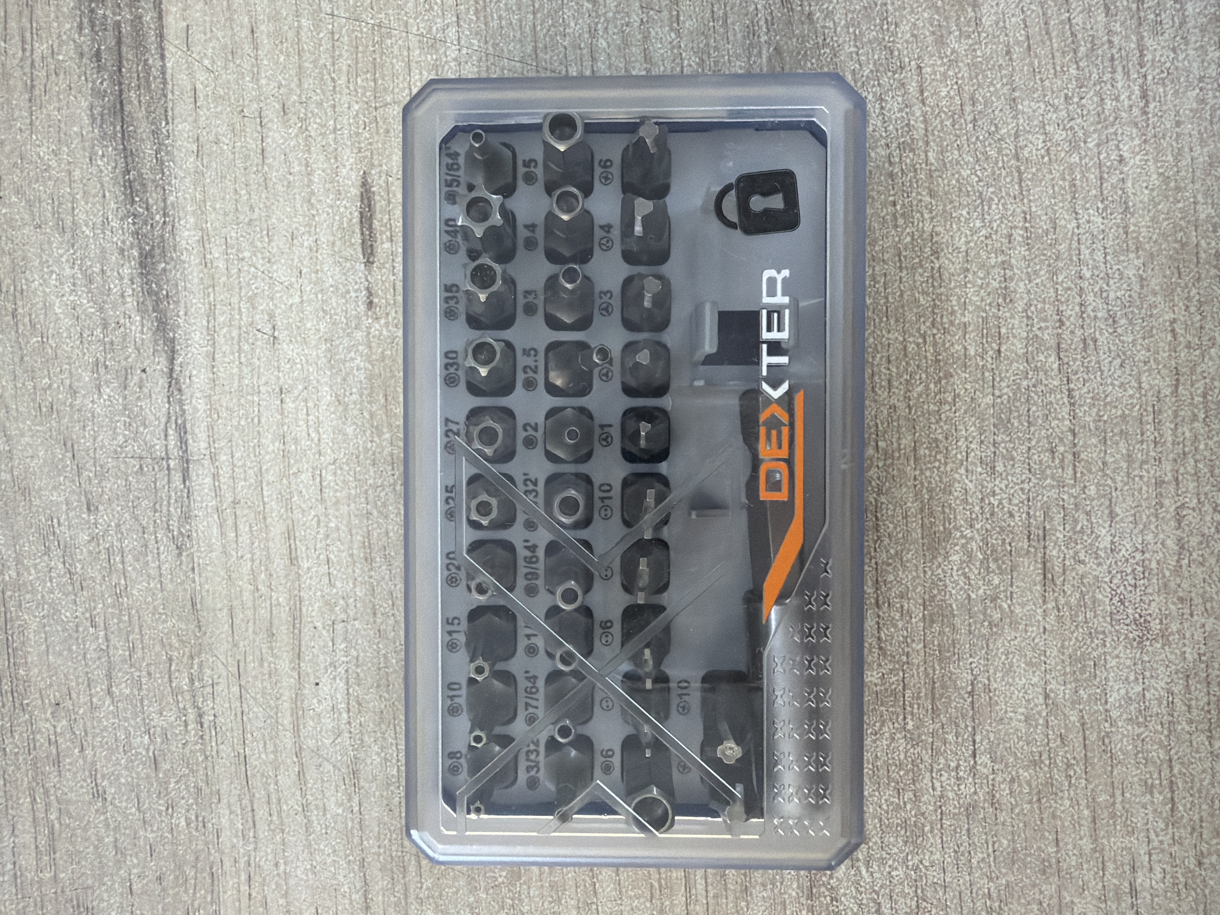 Coffret 32 embouts de vissage sécurité Dexter 25 mm