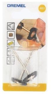 Dremel 403 brosse 19 mm pour outil rotatif x2