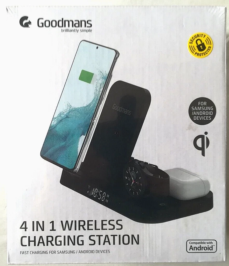 Goodmans 4 in 1 Wireless Charging Station for ANDROID