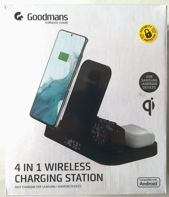 Goodmans 4 in 1 Wireless Charging Station for ANDROID