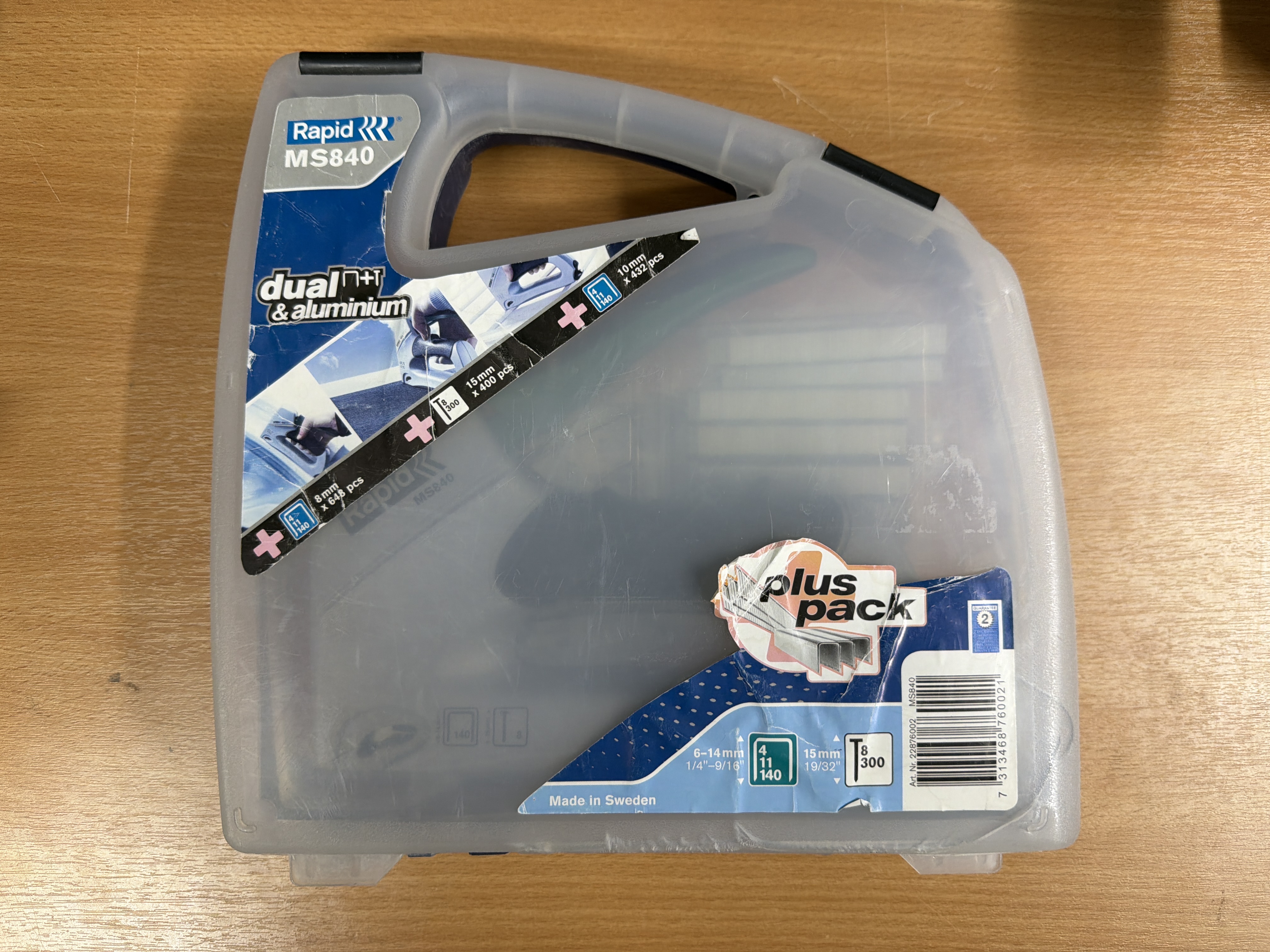 Rapid MS840 agrafeuse-cloueuse manuelle en coffret