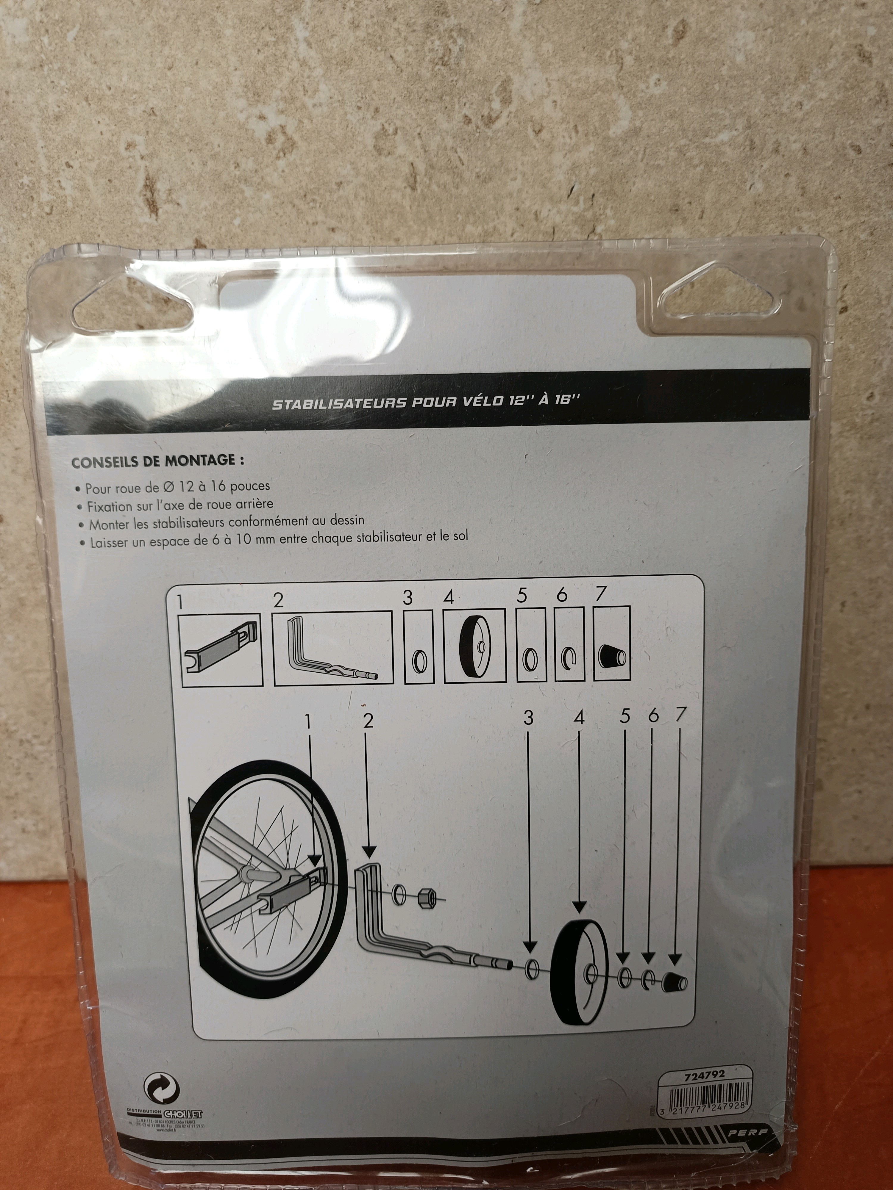 Stabilisateurs pour vélo 12'' à 18'' — photo 2