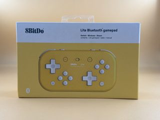 Manette Bluetooth 8BitDo Lite jaune pour Nintendo Switch et PC