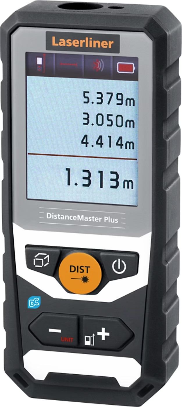 Laserliner DistanceMaster Plus - Télémètre laser connecté 80 m (080.984E)