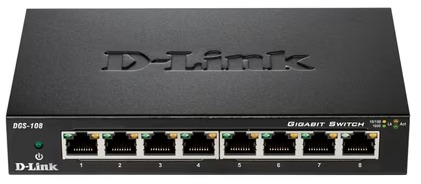 Switch D-Link DGS-108 8 ports Gigabit Ethernet