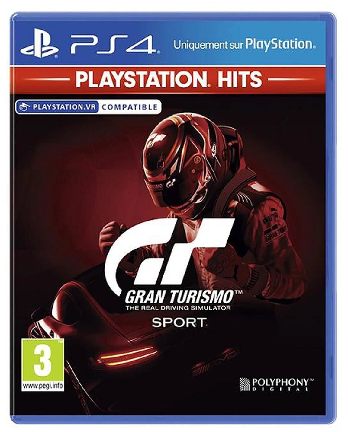 Gran Turismo Sport PlayStation Hits PS4