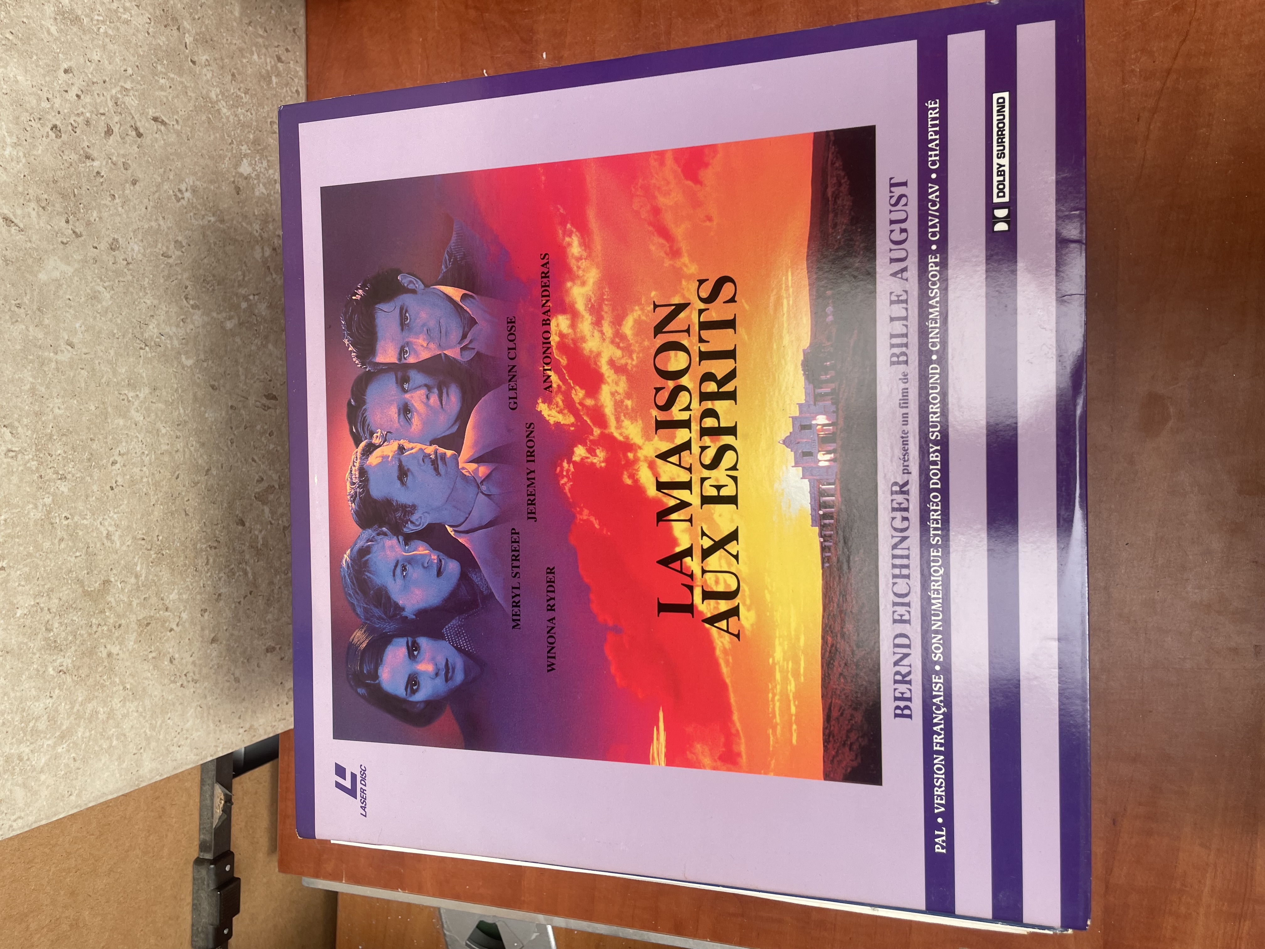 La Maison aux Esprits LaserDisc PAL version française
