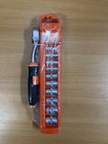 Coffret 10 douilles 1/4 et clé à cliquet Fischer Darex — photo 1
