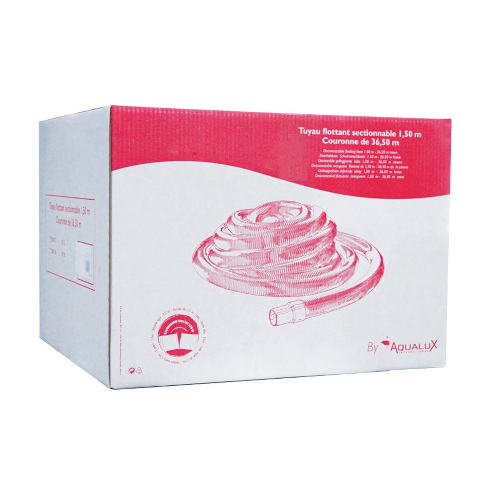 Aqualux tuyau flottant sectionnable Ø 32 mm couronne 36,5 m