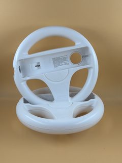 Lot de 2 volants Nintendo Wii Wheel officiels blancs pour manette Wiimote