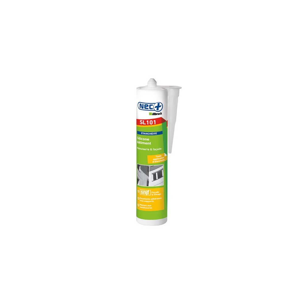 Mastic silicone bâtiment translucide SL101 - 310 ml