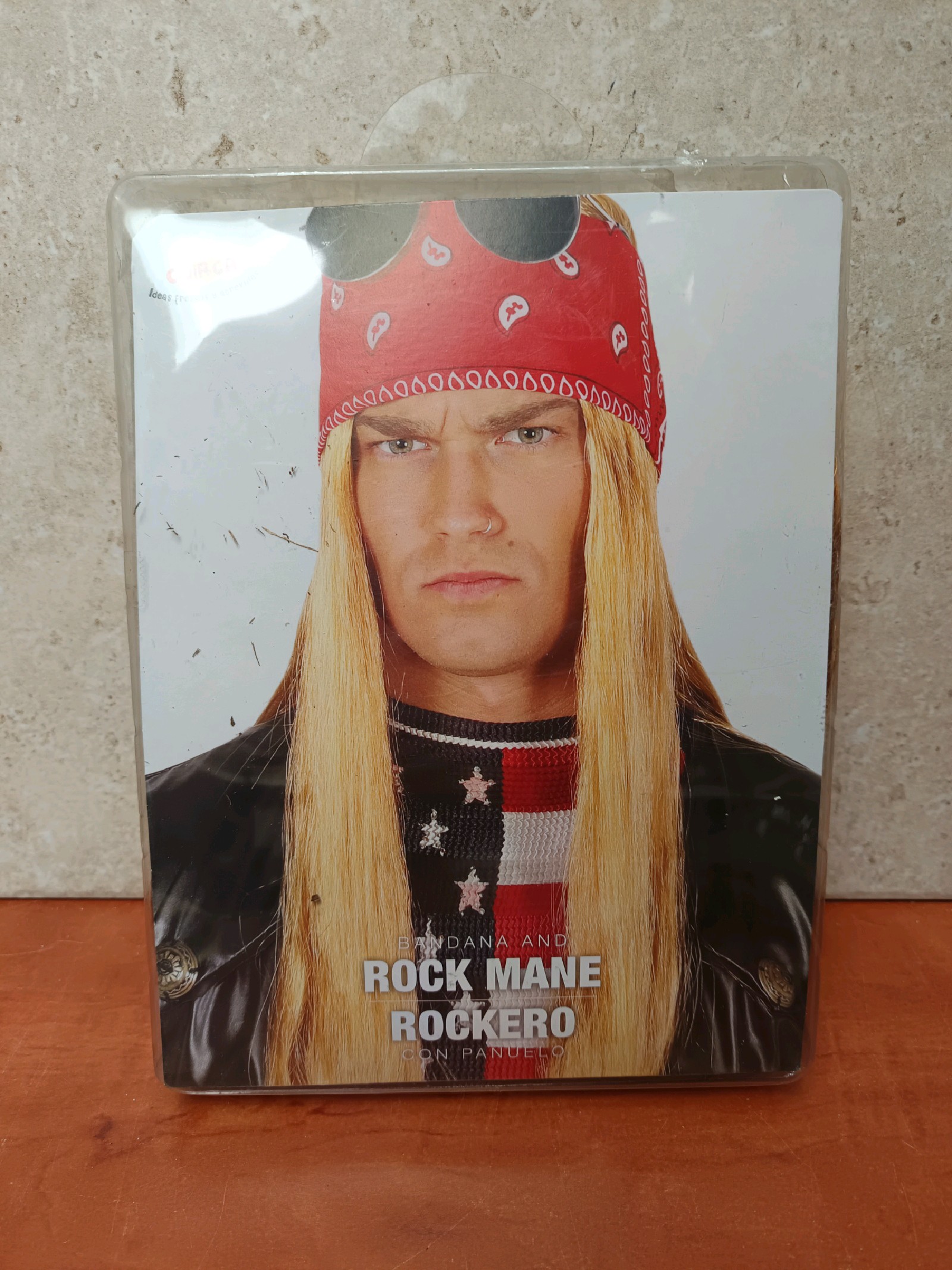 Perruque Bandana and Rock Mane Rockero (blonde)