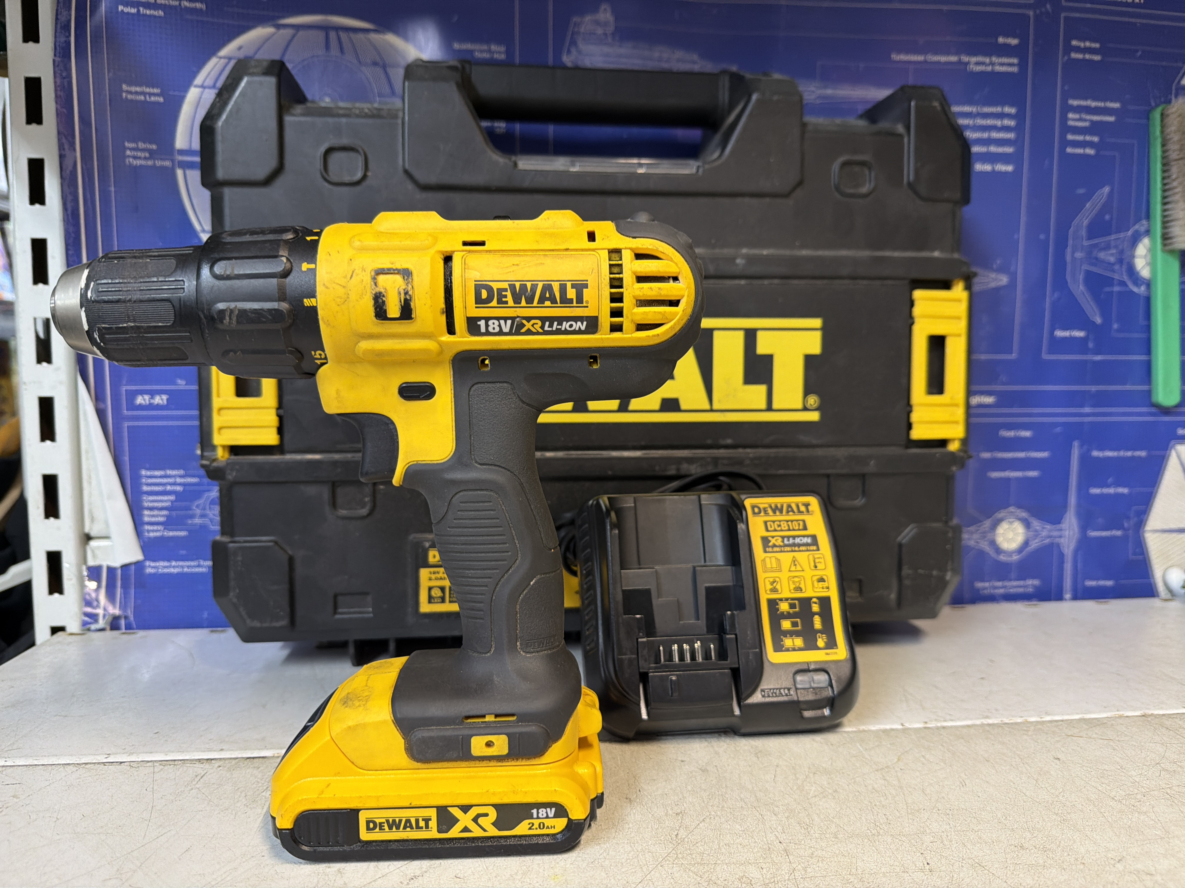 Perceuse-visseuse à percussion DeWalt DCD776 18V XR avec batterie