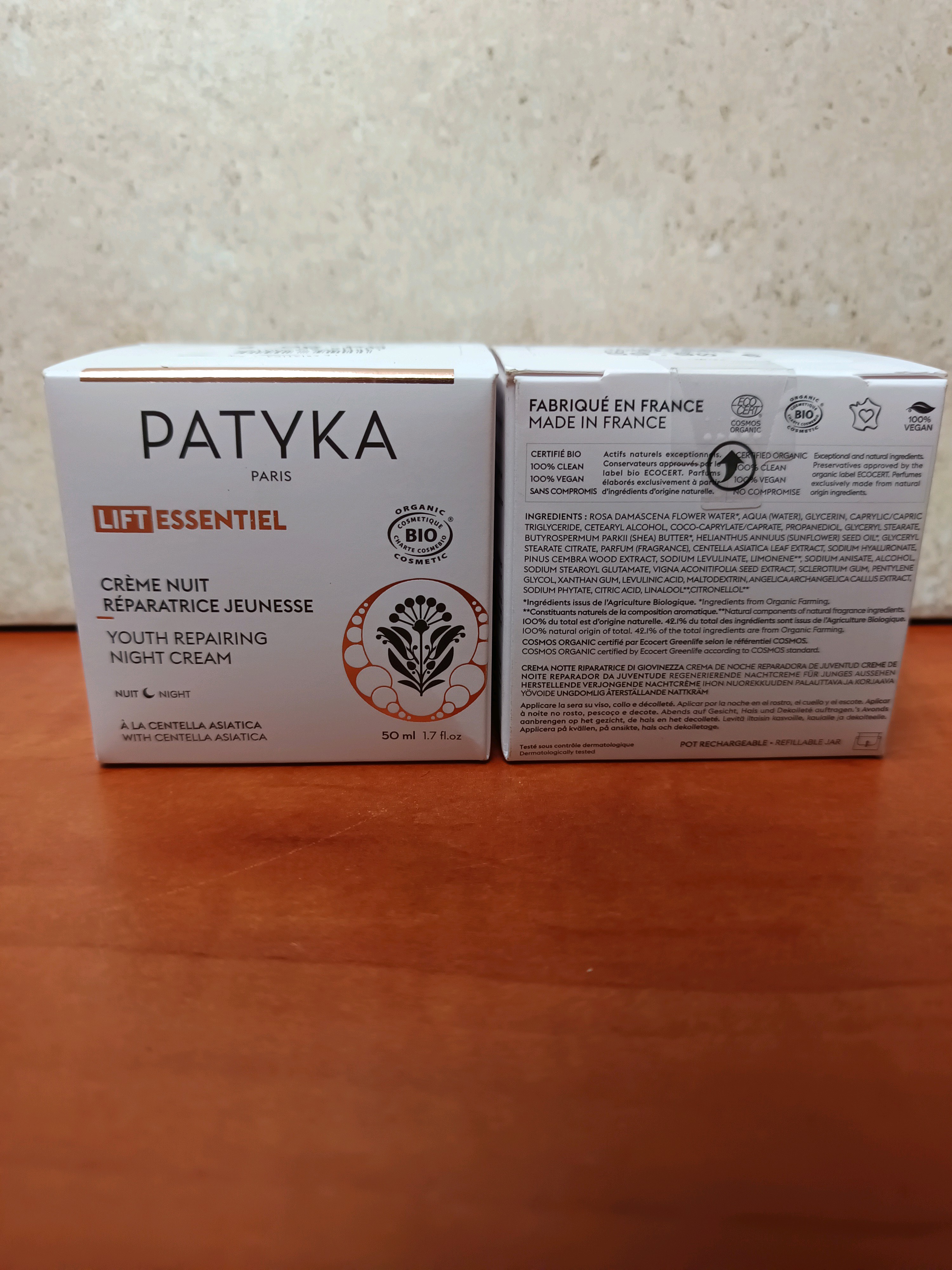 PATYKA Lift Essentiel Crème Nuit Réparatrice Jeunesse 50 ml