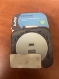 Bodner Zephyr chargeur double USB-A + USB-C - Argent — photo 1