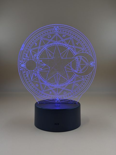 Lampe 3D décorative motif astrologique