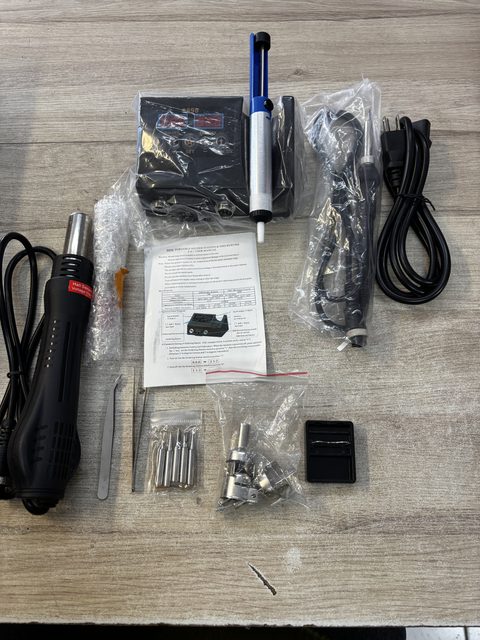 Poste a souder electrique avec accessoires