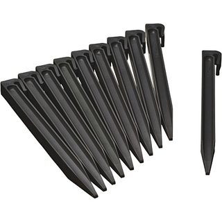 Nature 10 ancres pour bordure de jardin noir 26,7 cm