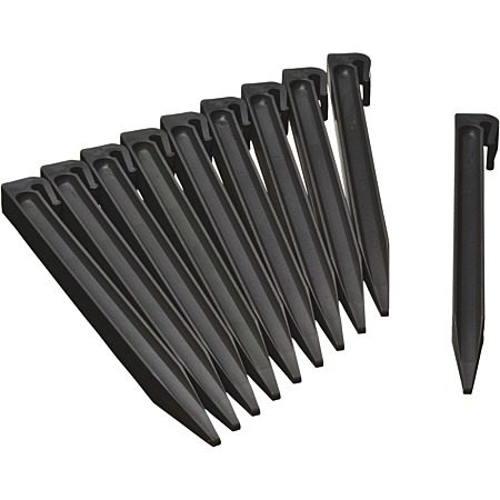 Nature 10 ancres pour bordure de jardin noir 26,7 cm